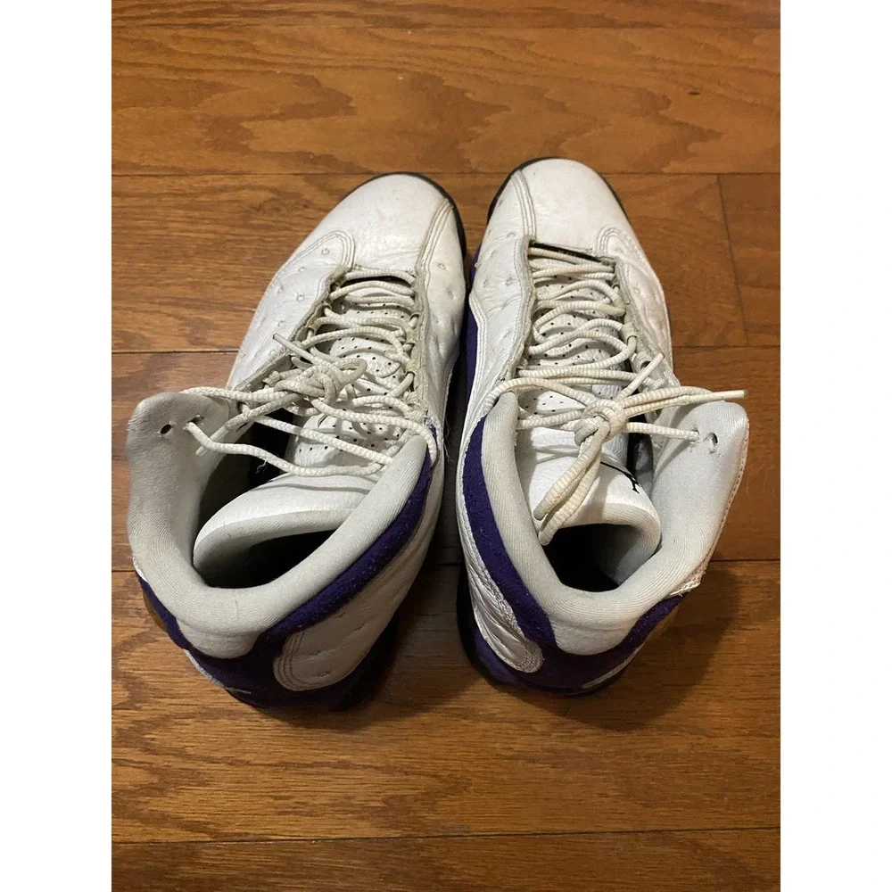Mens Size 9.5 - Nike Air Jordan 13 Retro Lakers Purple 2019 (414571-105) No Box